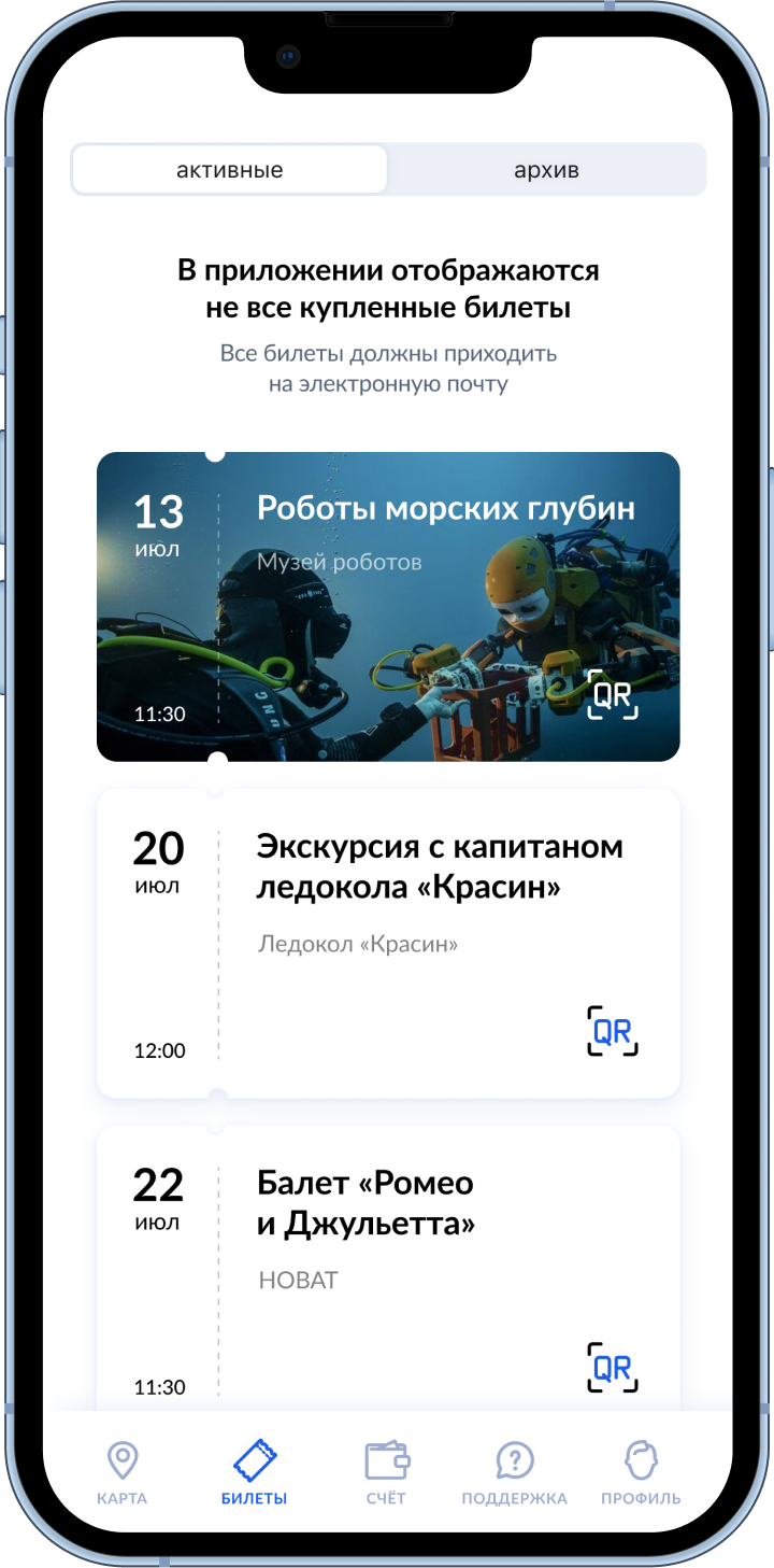 Мобильное приложение Пушкинская карта
