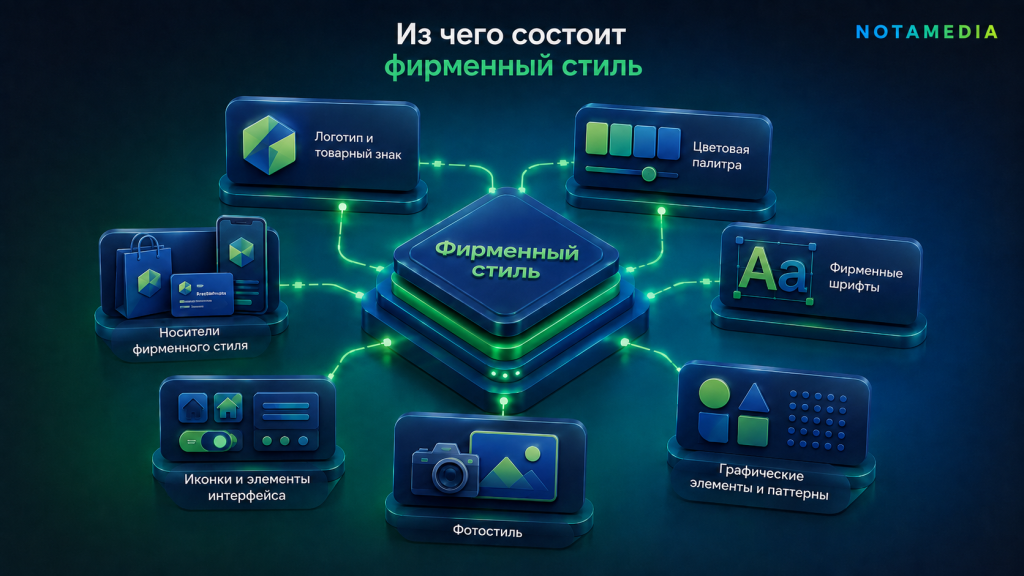Из чего состоит фирменный стиль: основные элементы