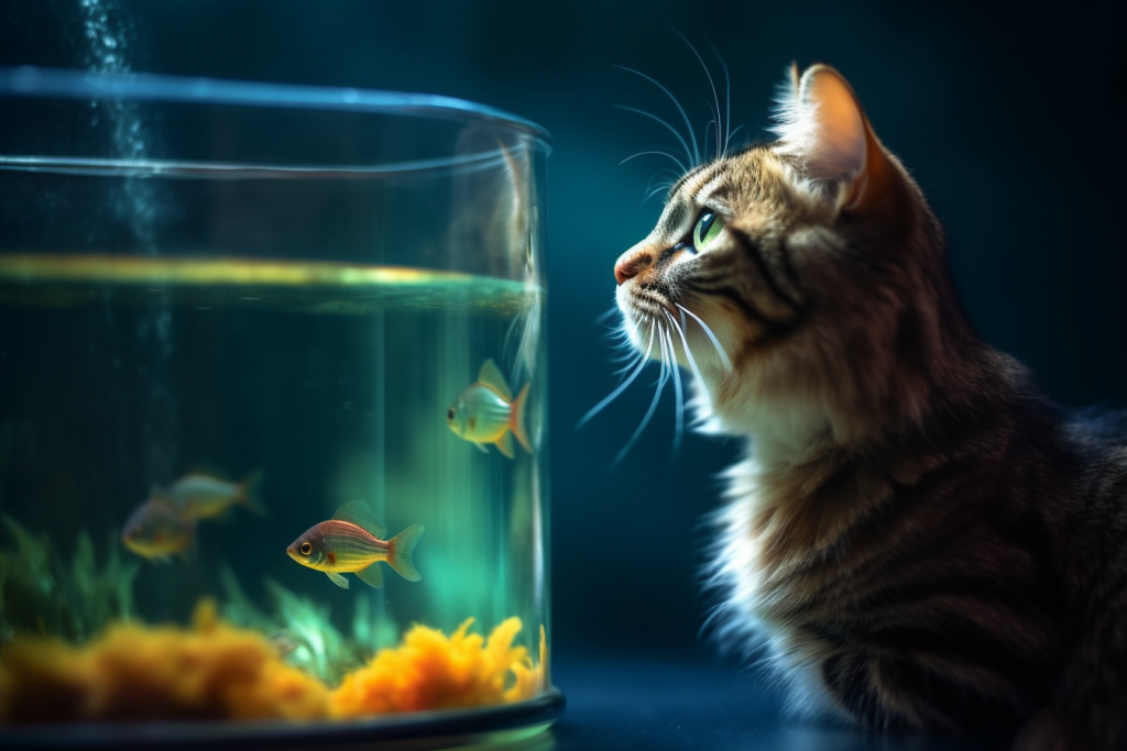 AleksandraLi_a_pretty_cat_playing_with_a_fish_in_aquarium_blue_1b222797.png